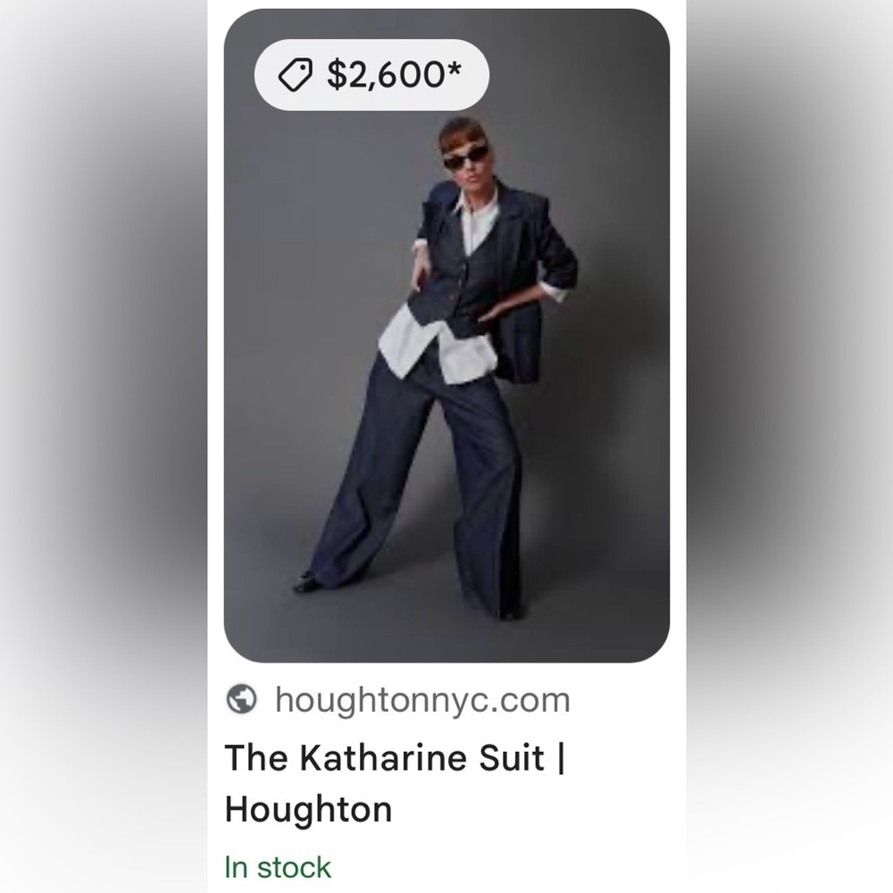 Houghton dark denim blazer
